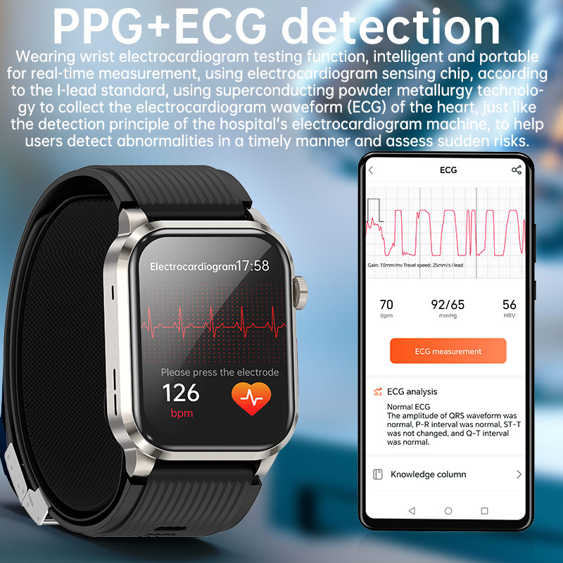 P300pro BT Call Air Pump Airba - Fall Detection Watch incelemesi ve fiyatı