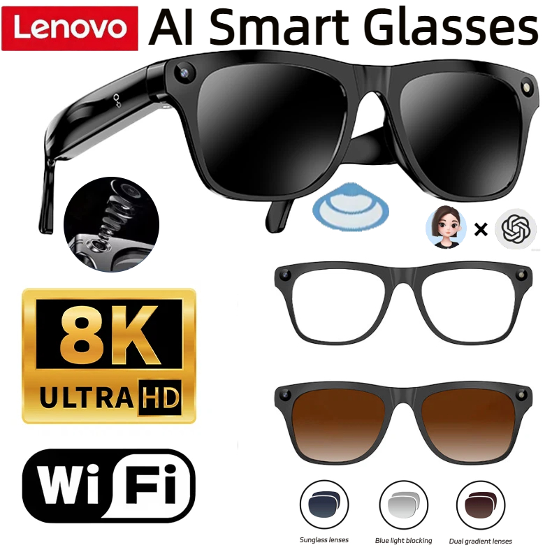 Lenovo 32G Memory 800W 4K Came - Smart Glasses Lens incelemesi ve fiyatı
