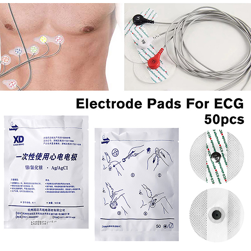 50PCS/Bag Electrode Patch  Dis - Ecg Patch Monitor incelemesi ve fiyatı