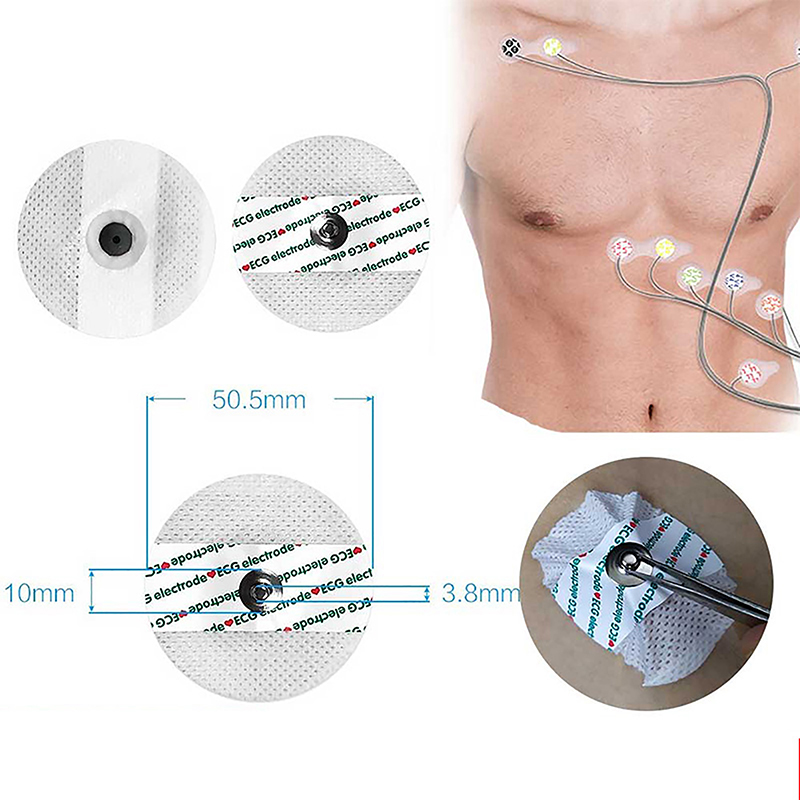 50PCS/Bag Electrode Patch  Dis - Ecg Patch Monitor incelemesi ve fiyatı