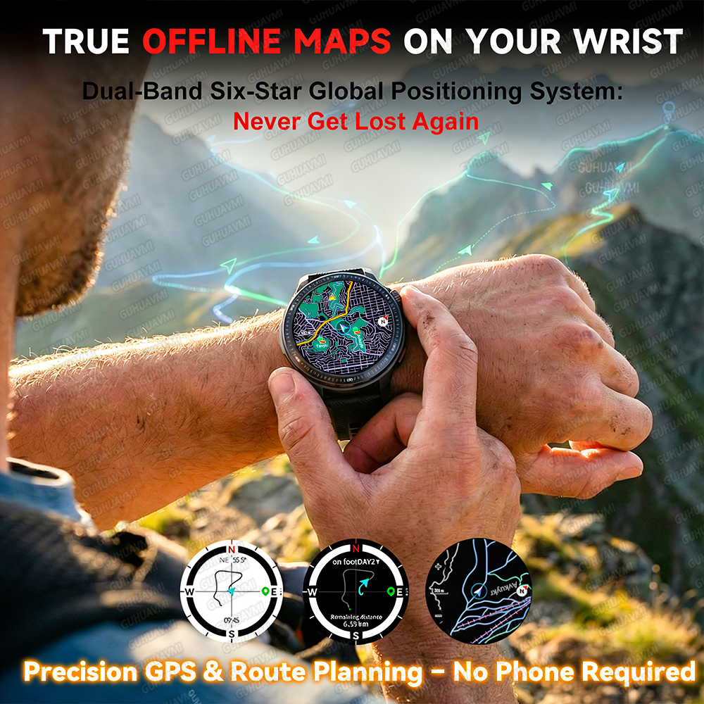 NEW 4G Memory GPS Offline Map  - Fall Detection Watch incelemesi ve fiyatı