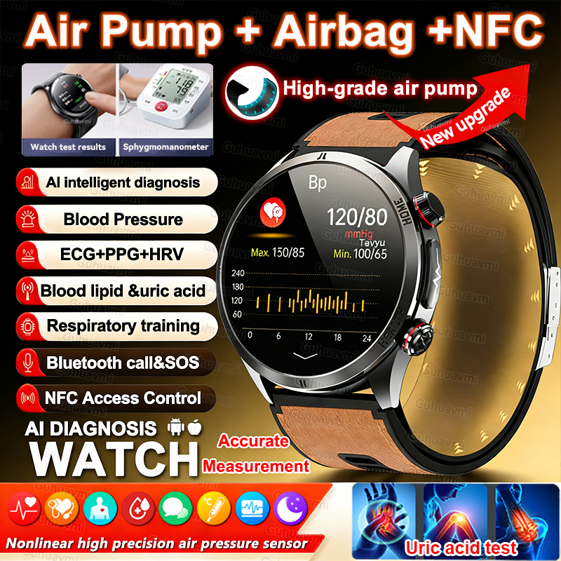 2026 New AI diagnosis Air Pump - Fall Detection Watch incelemesi ve fiyatı