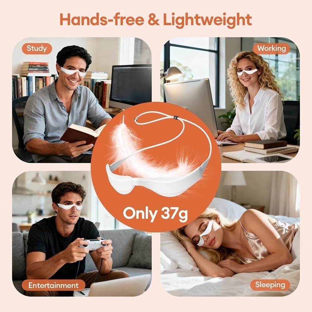 3D Eye Massager Red Light Ther - Light Therapy Glasses incelemesi ve fiyatı