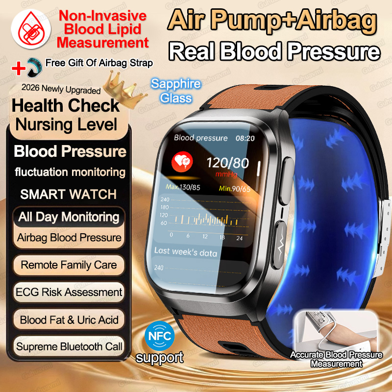 2026 New Blood Pressure Air Pu - Fall Detection Watch incelemesi ve fiyatı