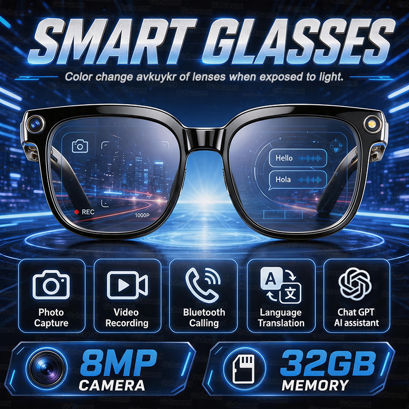 2026 HD AI Smart Glasses 32GB  - Smart Glasses Lens incelemesi ve fiyatı