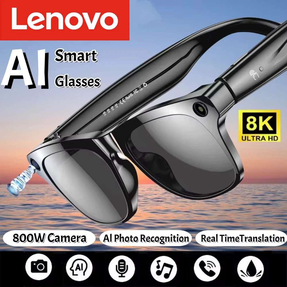 Lenovo AI Smart Glasses 8K HD  - Smart Glasses Lens incelemesi ve fiyatı